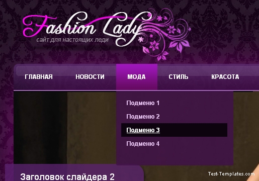 Fashion Lady (Test-Templates)